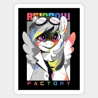 Rainbow Factory Sticker